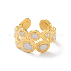 Кольца-манжеты из нержавеющей стали 304 с эмалевым покрытием RJEW-M171-38G