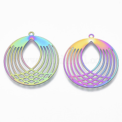 Ионное покрытие (ip) 201 филигранные подвески из нержавеющей стали&nbsp;X-STAS-T057-12