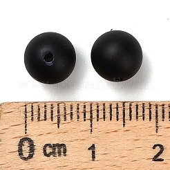 Матовые пластиковые бусины с имитацией жемчуга KY-F022-8mm-05