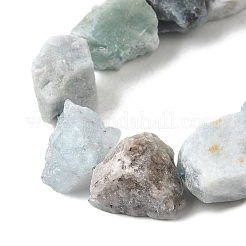 Природные Аквамарин бисер нитей G-S386-C18
