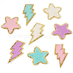 8 шт. 8-цветные полиэстеровые самоклеящиеся нитки для вышивки&nbsp;PATC-TA0001-35