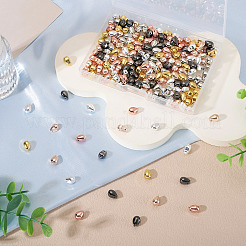 210шт 6 цвета гальванические стеклянные бусины&nbsp;EGLA-TA0013-28