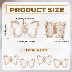 6шт латунные подвески&nbsp;KK-LP0002-01