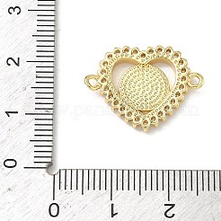 Религиозная латунная микропаве в форме сердца с прозрачными кубическими циркониями и медальоном Святого Бенедикта&nbsp;KK-P350-05G