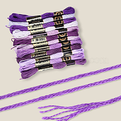 6-слойная полиэфирная нить для вышивания OCOR-WH20074-01A-08