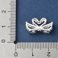 Латунные микро проложить кубического циркония бусы KK-A253-07S