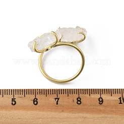 Кольца-манжеты из натурального кристалла кварца&nbsp;RJEW-B122-02G-02