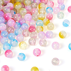 8 пакетик двухцветных прозрачных чешских стеклянных бусин&nbsp;GLAA-TA0002-48