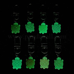 8 шт. подвеска в виде черепахи из светящейся смолы HJEW-JM03119