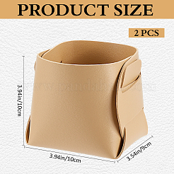 2 шт. Пластина для украшений из искусственной кожи&nbsp;AJEW-CN0002-74D