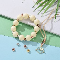 30шт 3 цвета латунные дистанционные бусины&nbsp;KK-LS0001-01