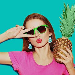 Наборы для изготовления сережек из искусственной кожи с цветочным узором&nbsp;DIY-FH0002-40