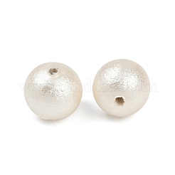 Сжатые хлопковые жемчужные бусы&nbsp;WOVE-V001-A02-12mm