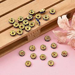 Латунные бусины разделители для поставки стразов&nbsp;RB-A014-L6mm-05G