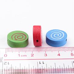 Смешанные бессвинцовые бусины из натурального дерева X-TB111Y