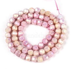 Антикоррозийные гальванические стеклянные бусины&nbsp;EGLA-T021-6mm-15-05