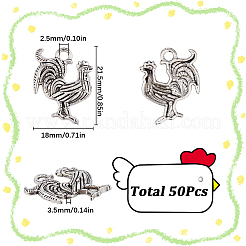 50 шт. Подвески из сплава в тибетском стиле FIND-SC0008-12