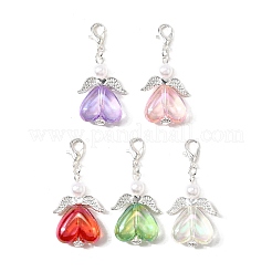 Ангел прозрачный акриловый кулон украшения HJEW-JM03459-01