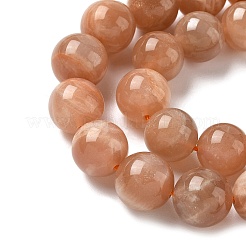 Круглые нити из натуральных бусин из нескольких лунных камней&nbsp;LS-G-I176-09-10mm-01