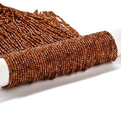 Натуральный оранжевый гранатовый бисер пряди&nbsp;LS-G-RM2025-03-2mm