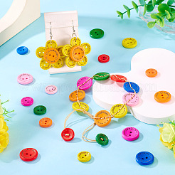 200 шт. 2 вида деревянных кнопок&nbsp;BUTT-TA0001-35