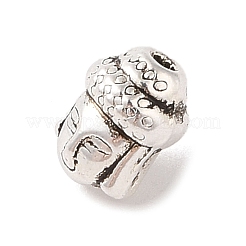 Сплавочные овальные бусины тибетского стиля  TIBE-Q090-57AS