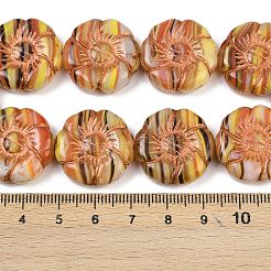 Чешские прессованные стеклянные бусины GLAA-I061-27