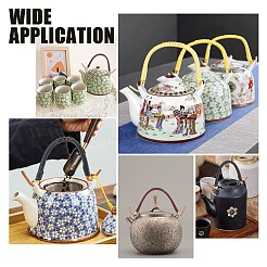 8шт 4 стиля пластиковая и железная ручка для чайника FIND-PH0004-20