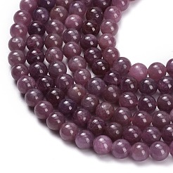 Натуральные рубиновые бисерные пряди G-L631-A01-6mm-A