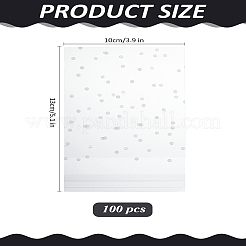 100 шт. прямоугольные печатные целлофановые пакеты opp ABAG-LP0001-30