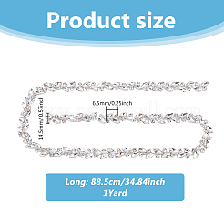 Стеклянный горный хрусталь ручной работы из бисера FIND-WH0161-66A