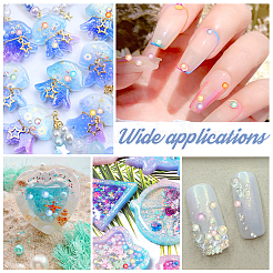 195 г двухцветных прозрачных матовых стеклянных бусин GLAA-OC0001-40