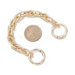 Алюминиевые текстурированные веревочные цепочки-удлинители для сумок&nbsp;FIND-JF00162-01