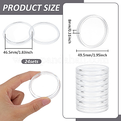 24 шт. акриловый ящик для хранения памятных монет&nbsp;CON-FG0001-23