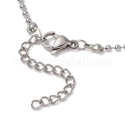 Ожерелья из шариковой цепочки из нержавеющей стали 304 толщиной 2 мм&nbsp;NJEW-JN05800