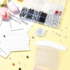 Наборы для изготовления браслетов из акриловых и пластиковых бусин своими руками&nbsp;DIY-FS0006-42