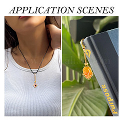 10 шт. подвески-мешочки в технике макраме из латуни и нержавеющей стали 304 PALLOY-TAC0196