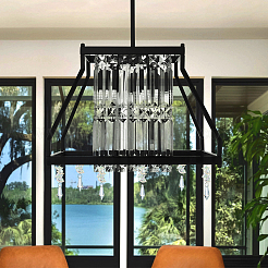 8шт стеклянные подвески PALLOY-SP00008