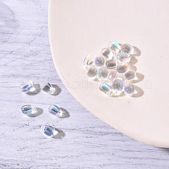 Прозрачные брызги окрашенные стеклянные подвески&nbsp;GLAA-YW0001-16