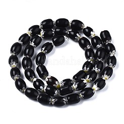 Ручной работы millefiori стеклянные бусины нитки LAMP-S191-17A