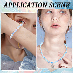 3 прядь кракле окрашенные в духовке имитация нефрита стеклянные бусины нити&nbsp;DGLA-LT0001-01B