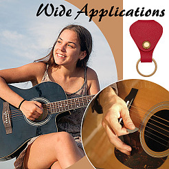 Сумки для хранения из искусственной кожи с железными кольцами&nbsp;AJEW-WH0800-06A