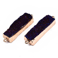 Соединители звеньев агата натурального друзы&nbsp;G-T131-89B