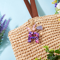 Брелки-подвески в виде бабочек из смолы&nbsp;KEYC-TAC0034-03R