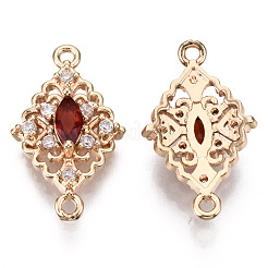 Соединители из латуни с микрочастицами и кубическим цирконием&nbsp;X-KK-R111-010-A02