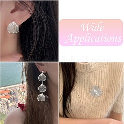 40 шт. 4 стиля железные травленые металлические украшения подвески&nbsp;IFIN-CJ0001-81