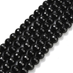 Природные обсидиана бисер нитей&nbsp;G-C280-B11-6mm