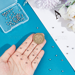 80 шт. разделительные бусины из нержавеющей стали 304&nbsp;STAS-UN0050-36