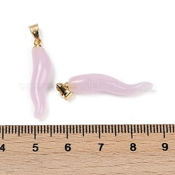 Лэмпворк ручной работы с латунными подвесками KK-Q095-02B-M