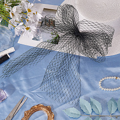 Вуаль из полиэстера и органзы с большими глазами&nbsp;DIY-WH0028-94A